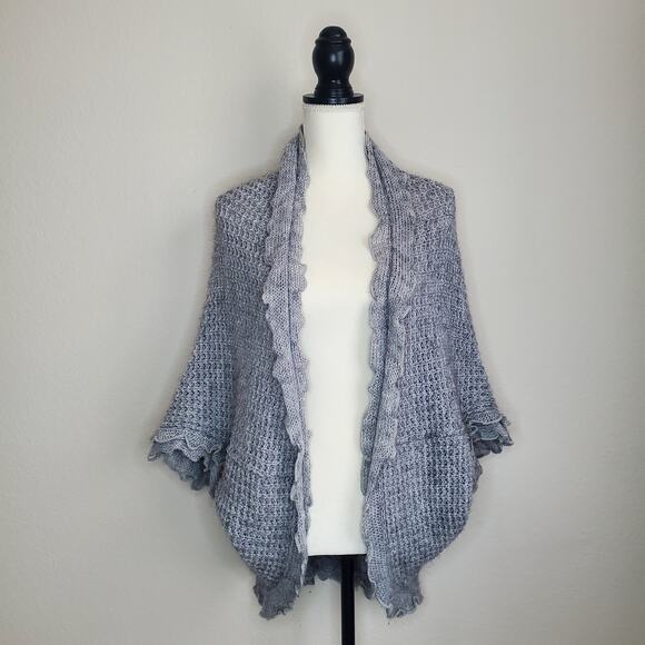 Anthropologie Moth Rocia Gray Cardigan XS - Picture 1 of 7